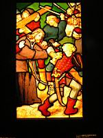 Paris, Hotel de Cluny, Chapelle, Vitrail, Portement de Croix, v1500 (Paris, musee de Cluny)